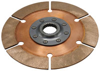 Tilton OT-2 Clutch Disc, 7.25", 7/8x20 Spline, Narrow Hub